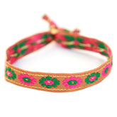 Woven bracelet flower autumn